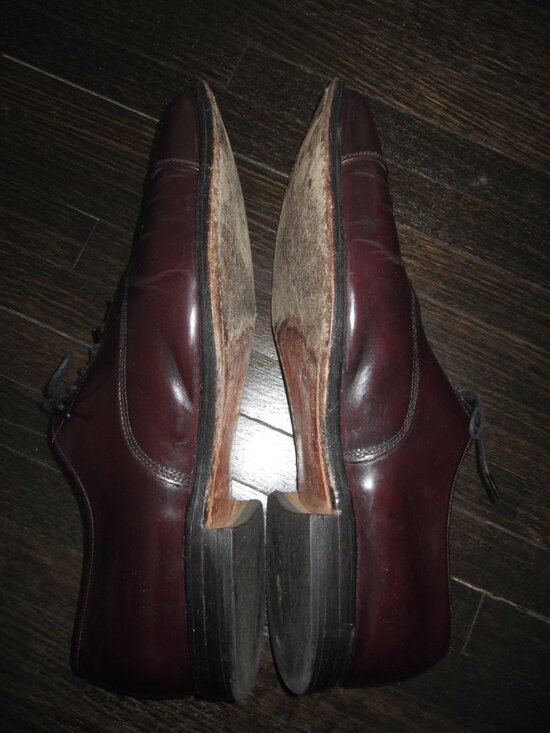 ALLEN EDMONDS PARK AVENUE Burgundy Leather Cap Toe Oxford Shoes Men\'s 13 AA main image 11